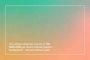 Vibrant 100 Gradient Backgrounds