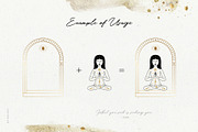 Celestial Woman Collection EPS JPG, an Illustration by Pixejoo (Thumbnail 11 of 13)