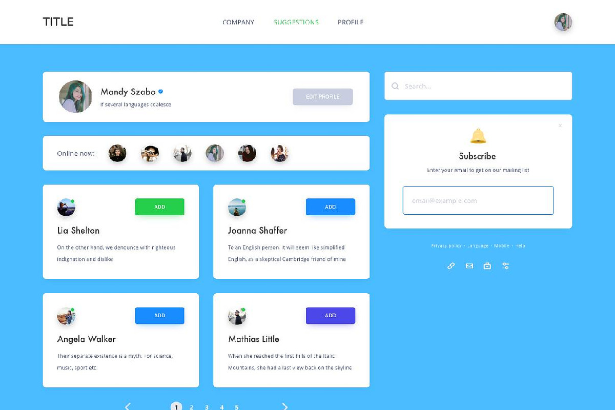 Creative Elements UI Kit, an UI Kit Template by EpicShop (Photo 8 of 9)