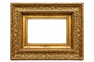Vintage Gold Frame PNG, a Decorative Illustration by VetalStock