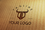 DD ox scull logo. Bull shield, a Branding & Logo Template by Alexandra De Angelis (Thumbnail 3 of 4)