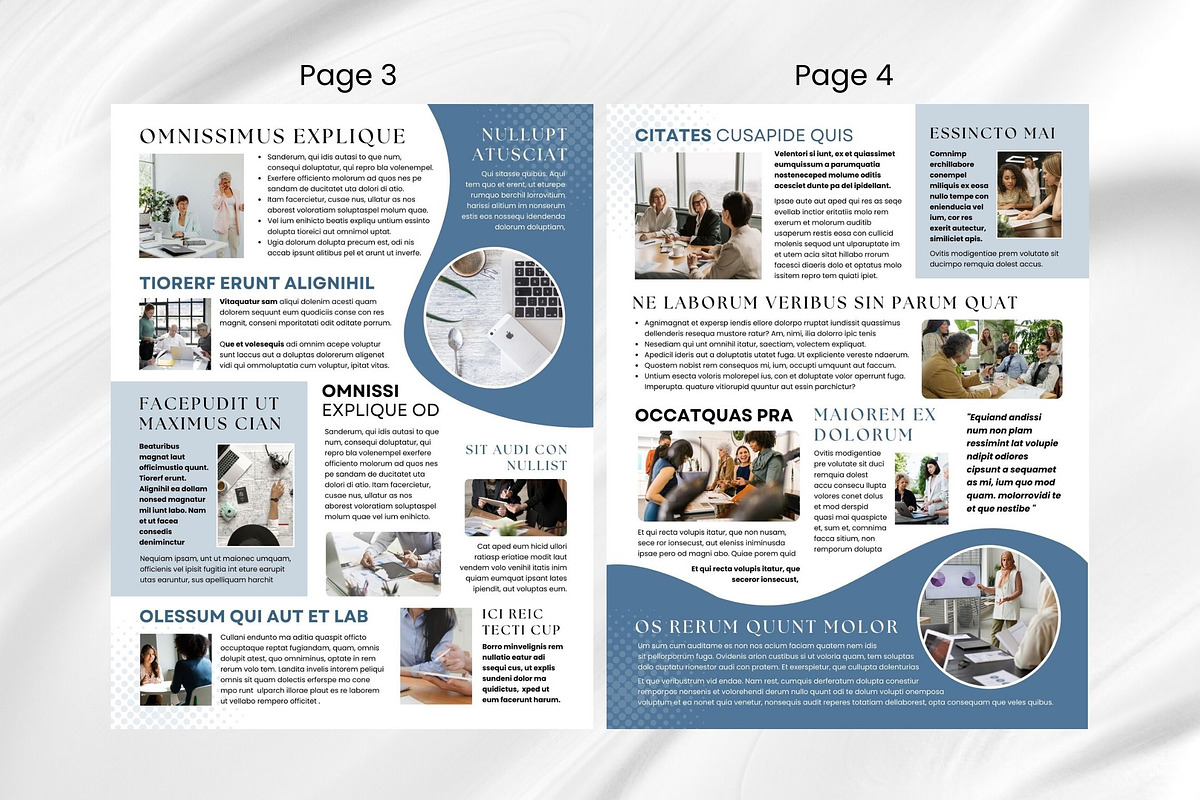 Canva Newsletter Template preview 8