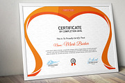 Certificate Word | PSD | AI, a Stationery Template by Curve Design (Thumbnail 3 of 6)