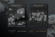 Pastel Dark Roses Wallpaper, a Pattern Graphic by paper aesthetic (Thumbnail 6 of 10)