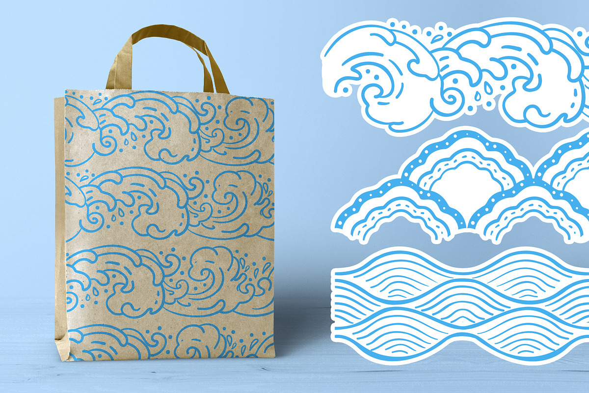 Seashells Lineart, a Seasonal Illustration by Carpet Tapete Pretzel (Photo 4 of 8)