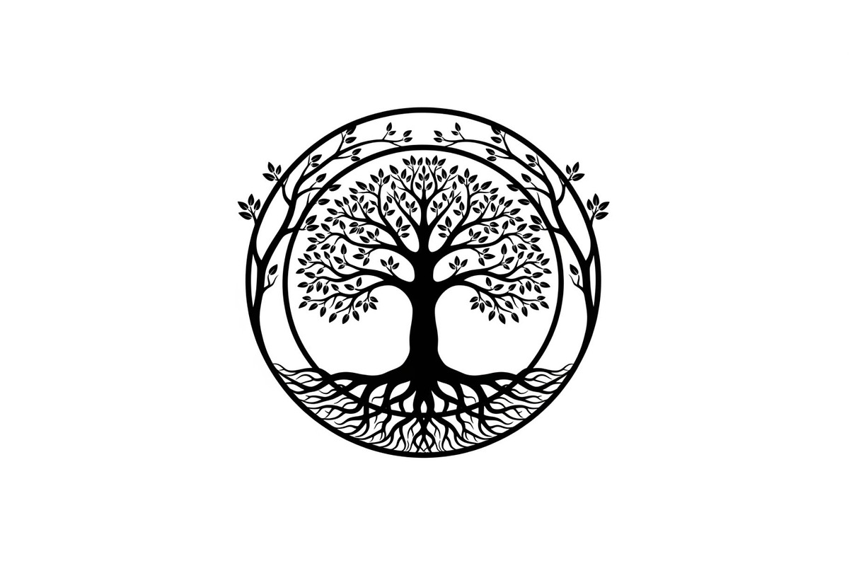 Tree of Life Circle Frame Bundle, an Illustration by Gaye Art (Photo 22 of 51)