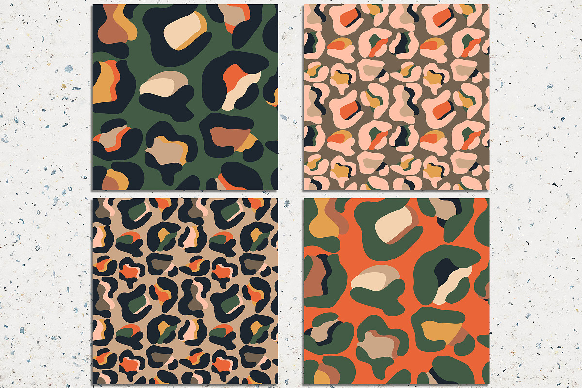 Exotic leopard skin digital paper, a Pattern Graphic by Norse Studio (Photo 3 of 4)