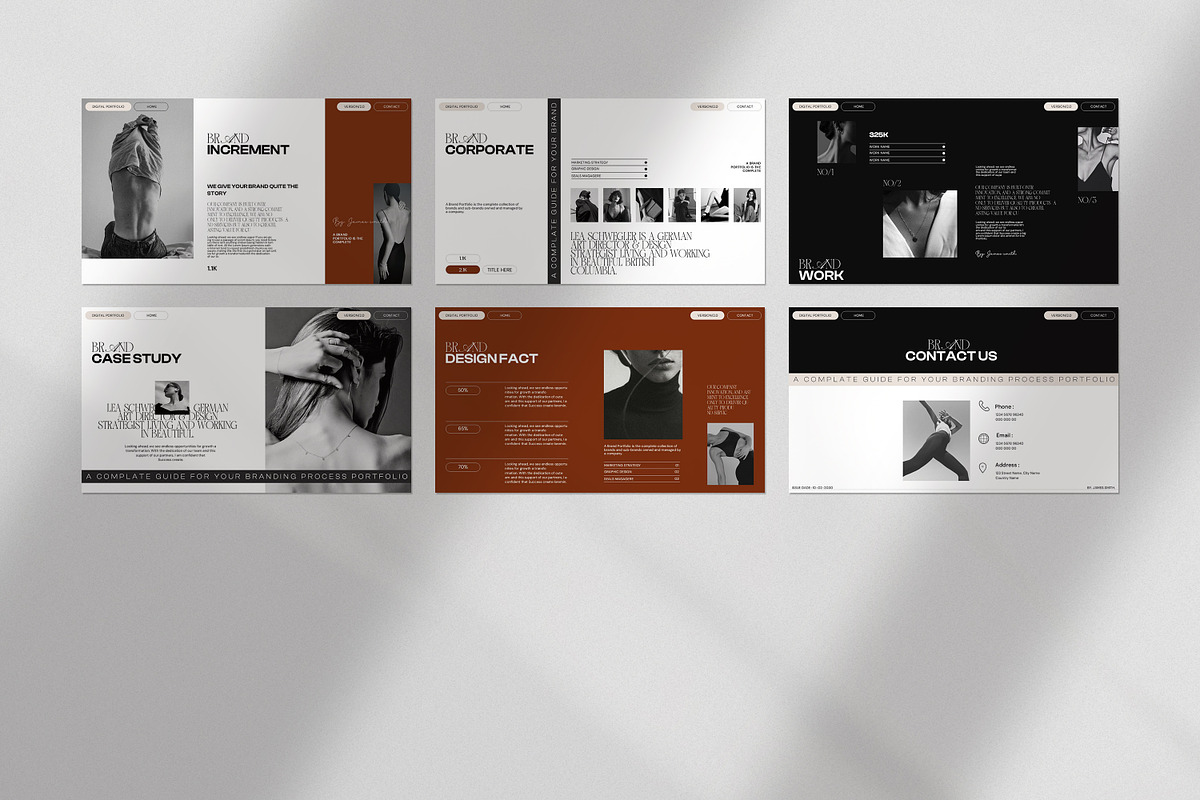 Digital Portfolio Presentation, a Presentation Template by CreativexGenius (Photo 10 of 10)