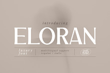 Eloran - Luxury Font