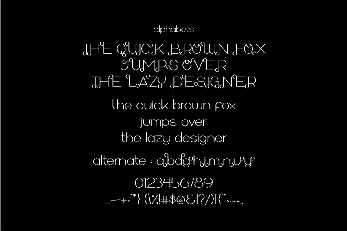 Hallodey Font, a Sans Serif Font by ponuppo (Photo 3 of 5)