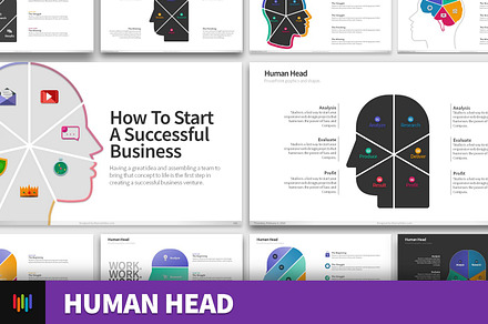 Human Head PowerPoint Templates