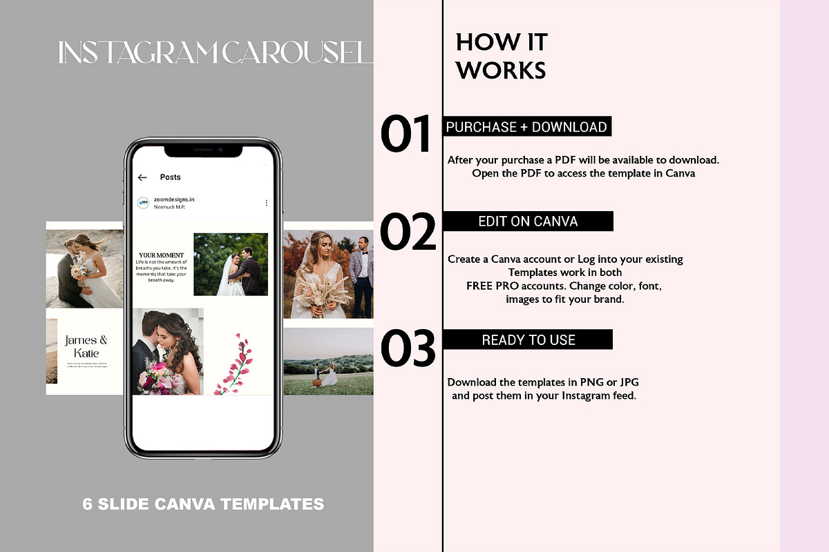 Instagram Carousel Templates Canva preview 8