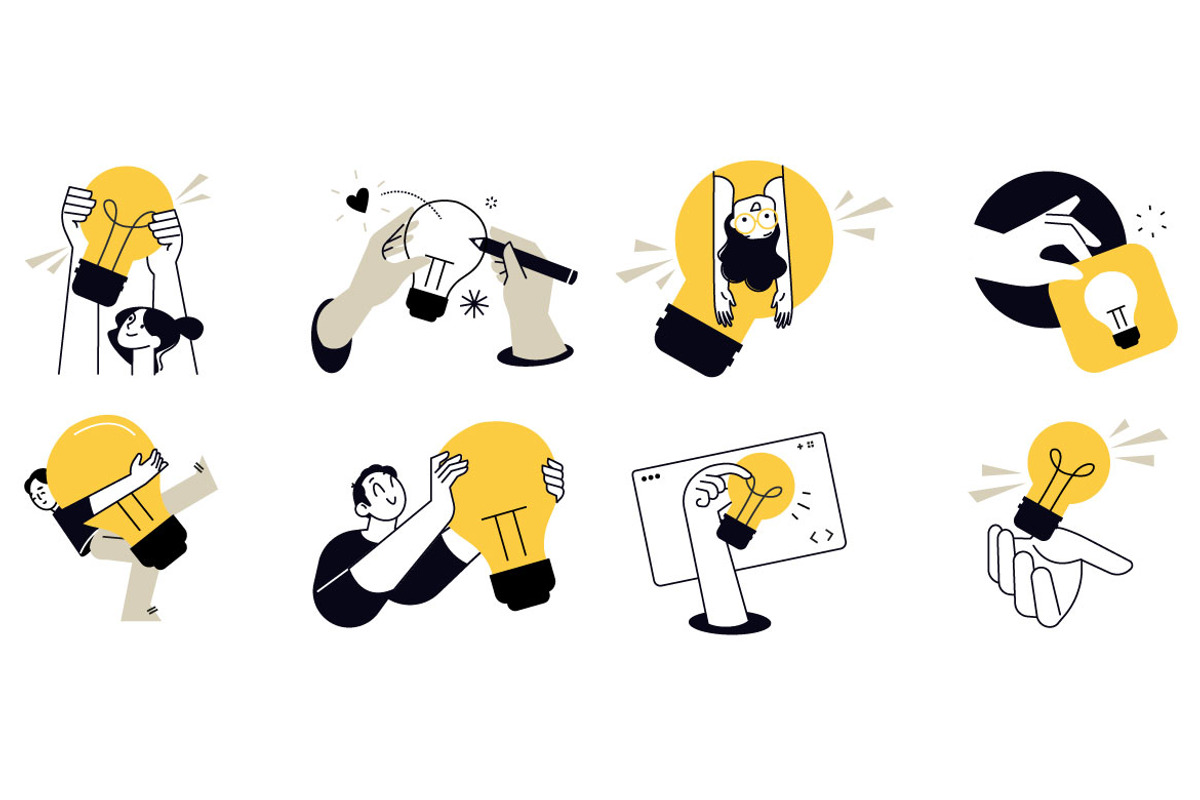 All good ideas, an Illustration by PureSolution (Photo 3 of 6)