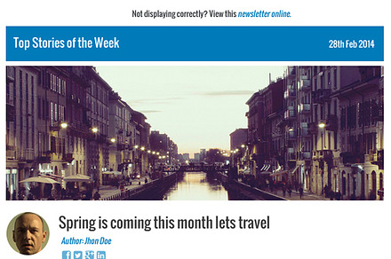 Email Template Top Stories