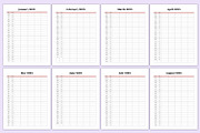 2025 Family Home Planner For Canva, a Stationery Template by Shumaya (Thumbnail 3 of 5)