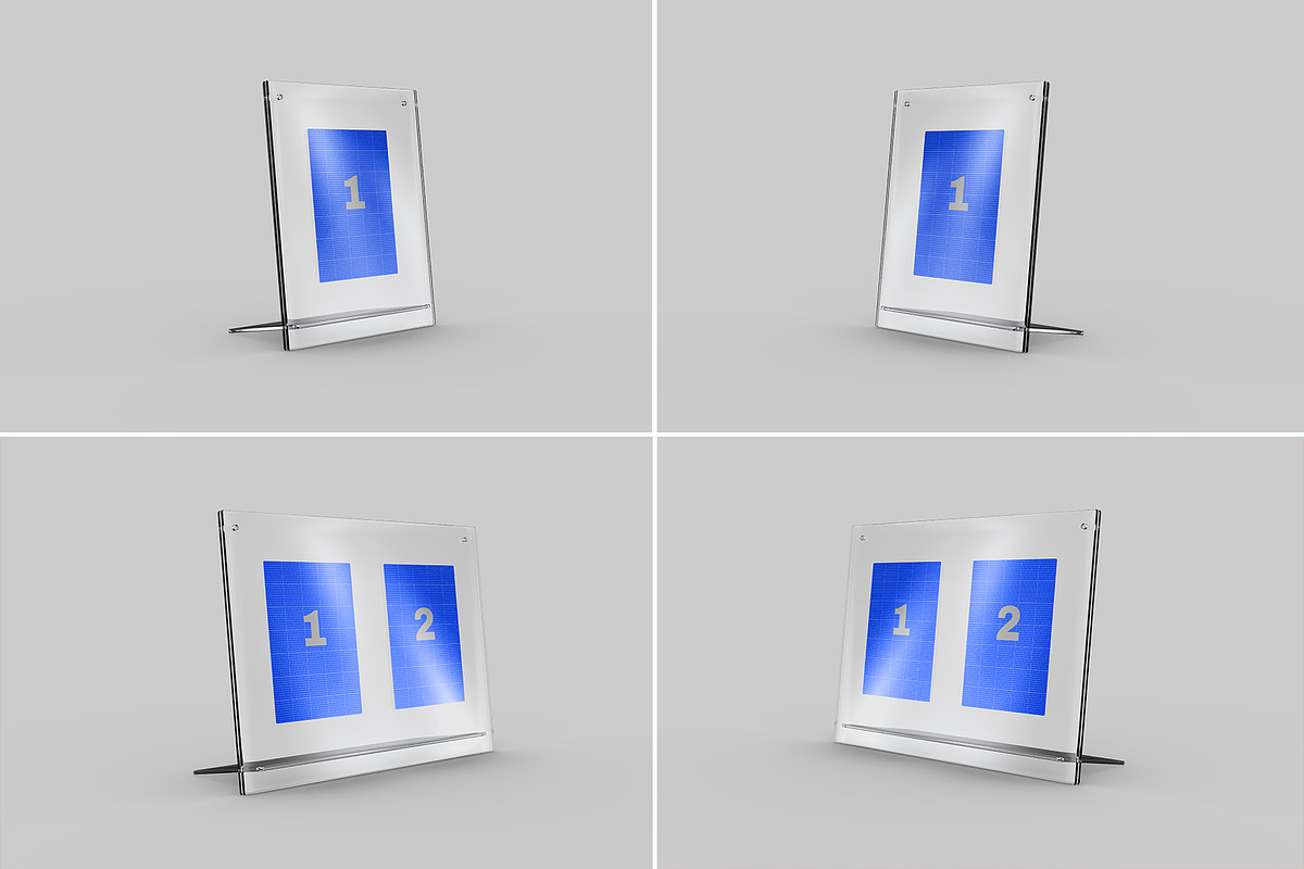 Acrylic Trading Card Display Mockup, an Advertising Mockup by Illusiongraphic (Photo 13 of 24)