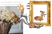 Magic Woodland Friends Collection, an Animal Illustration by Pati Paints (Thumbnail 9 of 19)