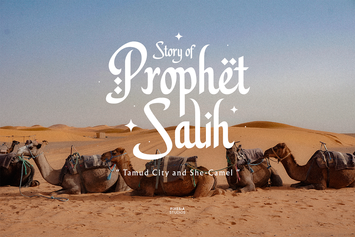 Hello Ramadhan - Arabic Display Font, a Font by Pixesia Studio (Photo 9 of 15)
