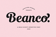 Beanco Font, a Script Font by Digitype Studio (Thumbnail 1 of 10)