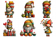 Valentines Gnome Clipart Bundle, an Illustration by Daily.Designs (Thumbnail 3 of 5)