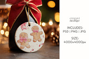 Wine Bottle Ornament Mockup, a Merchandise Mockup by EmpaviMockups (Thumbnail 5 of 6)