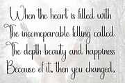 Snowing Samantha, a Handwritten Font by FreshTypeINK (Thumbnail 5 of 8)