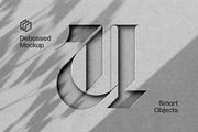 Grey Cutout Paper Logo Mockup, a Mockup by Design Squad (Thumbnail 1 of 4)
