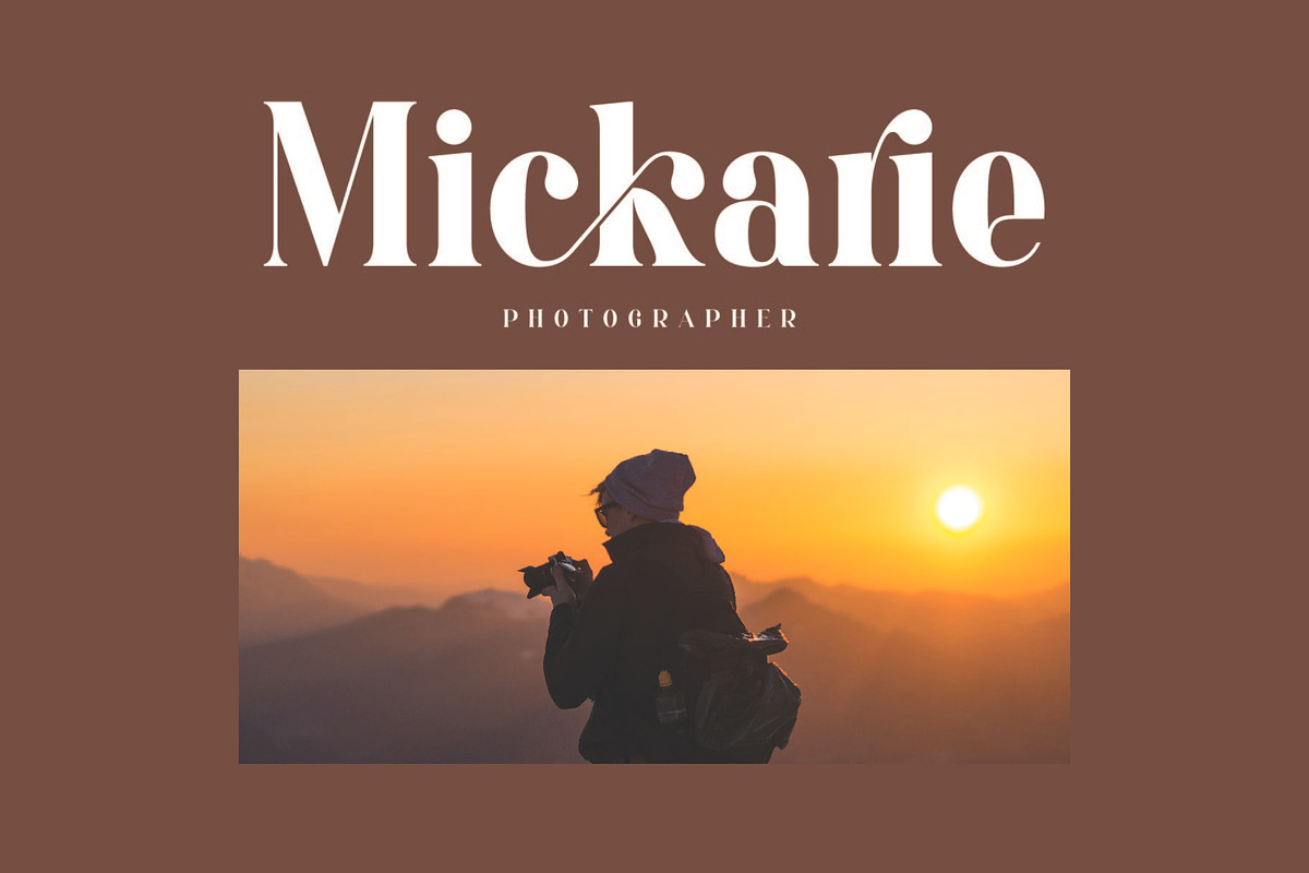 Avieka - Bold Serif Font, a Serif Font by Aqeel_Art (Photo 3 of 8)
