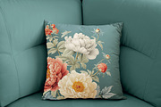 Vintage Peonies Floral Pattern, a Pattern Graphic by Olya Creative (Thumbnail 6 of 10)