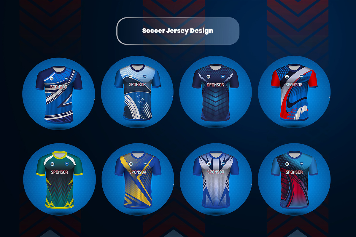 Soccer & Football Uniform Design, a Sport Illustration by samsulpassive (Photo 2 of 4)