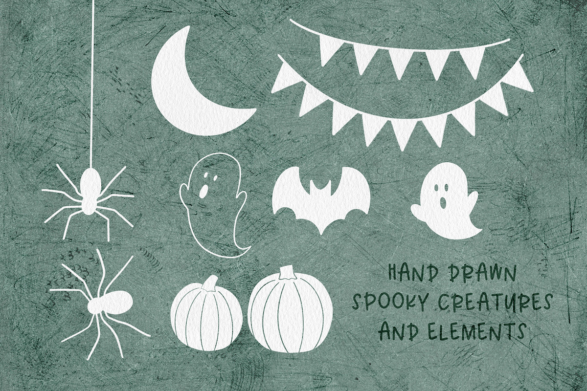 Halloween Stamp Procreate Brushes, a Brush Add-On by Hewitt Avenue (Photo 2 of 5)