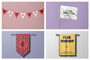 Signage Mockups vol.4 - Flag Mockups, an Advertising Mockup by MockupForest (Thumbnail 8 of 10)