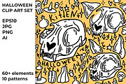 Kitty Halloween! halloween clipart, a Wallpaper Graphic by Ja Polina ArtShop (Thumbnail 1 of 14)