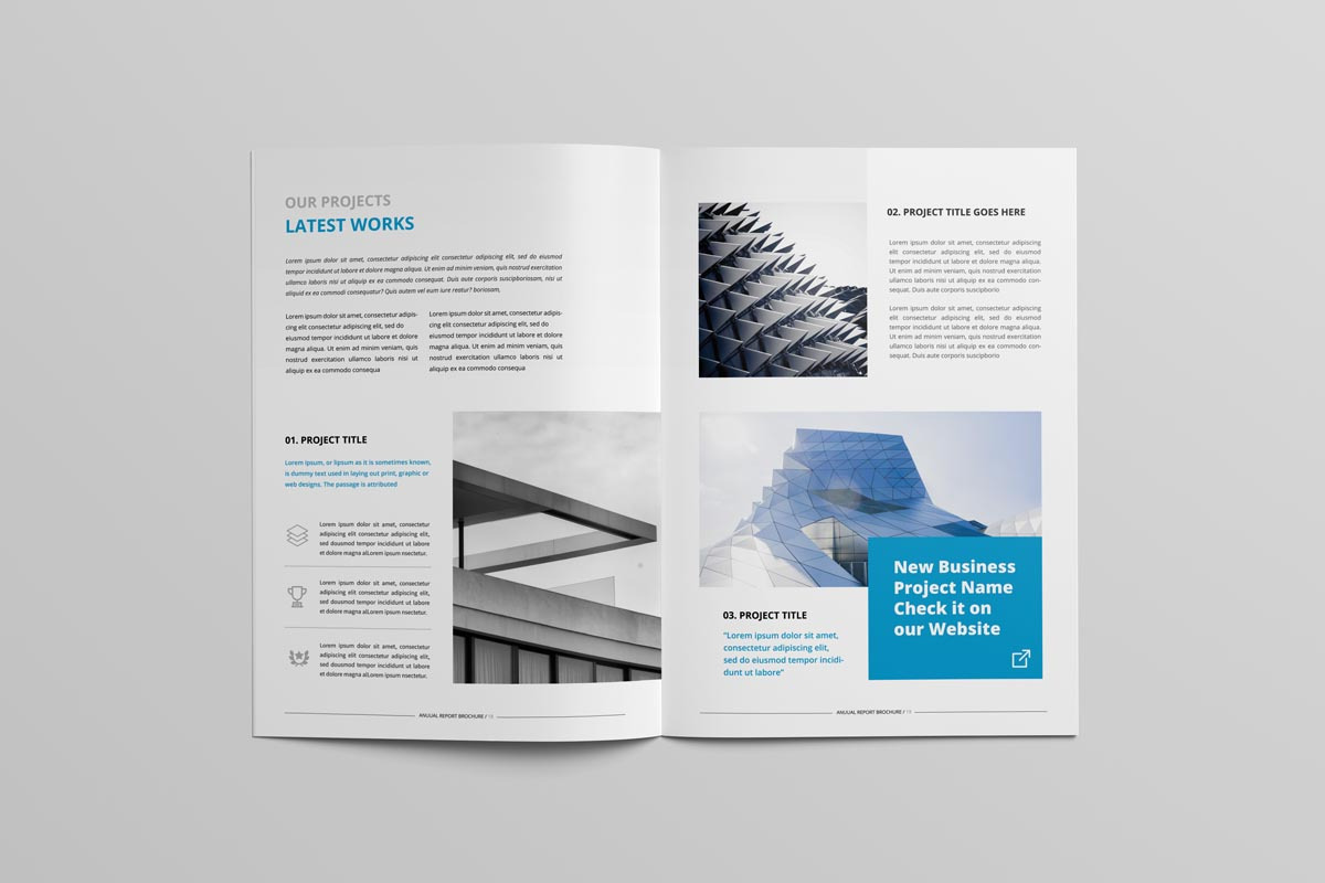 Annual Report Brochure, a Brochure Template by New Lines (Photo 11 of 14)