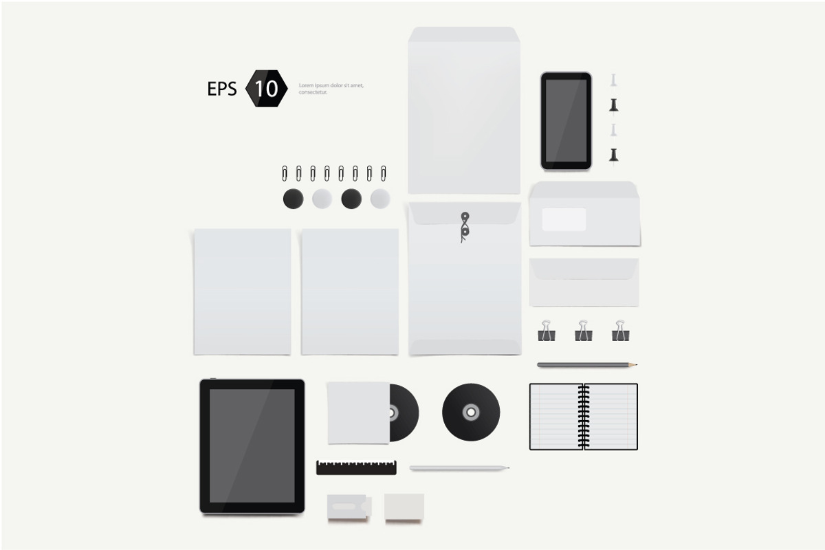 Vector branding grey