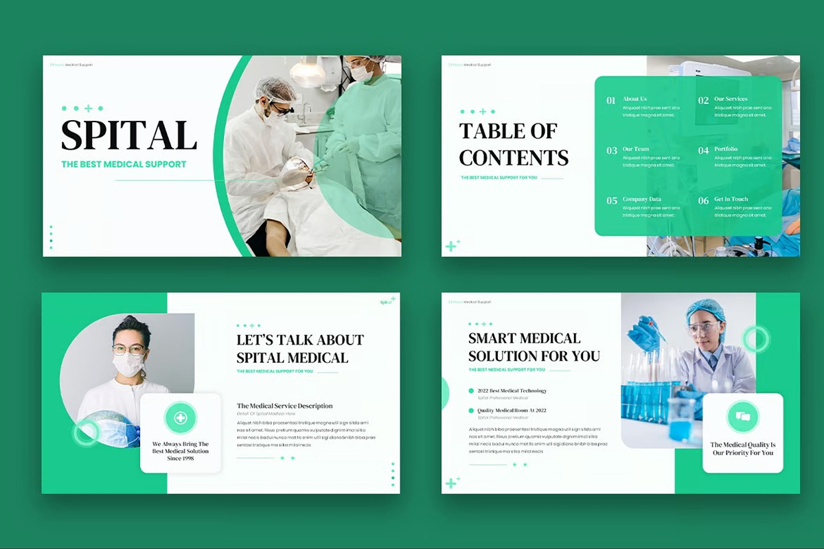 Spital - Medical Google Slides, a Presentation Template by Fit-tee (Photo 4 of 6)