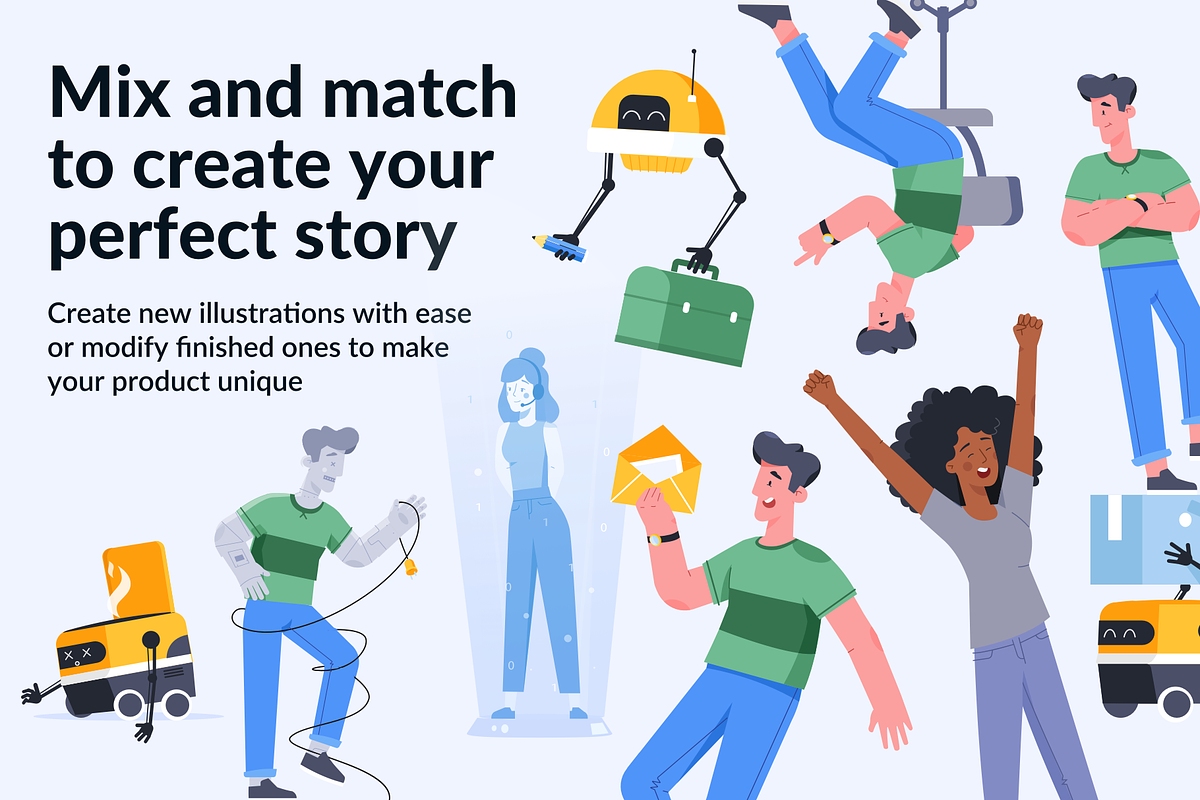 Stories Illustration Kit, a Person Illustration by Forpeople (Photo 4 of 6)