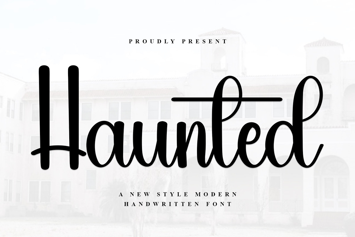 Haunted, a Handwritten Font by FreshTypeINK (Photo 1 of 7)