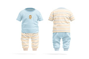 Baby Pajamas Mockups, an Apparel Mockup by rebrandy (Thumbnail 6 of 10)