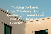 Reality Breathe - Modern Serif, a Serif Font by Shakira Studio (Thumbnail 8 of 10)