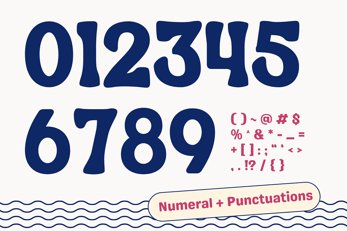 Calyra Retro - Extrude Surfing Font, a Sans Serif Font by Nirmana Visual (Photo 7 of 16)