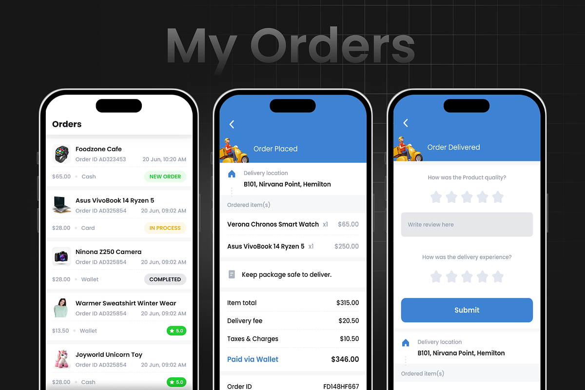 2 Apps | eCommerce App | DeliShop, an UI Kit Template by Opus LabWorks (Photo 2 of 10)