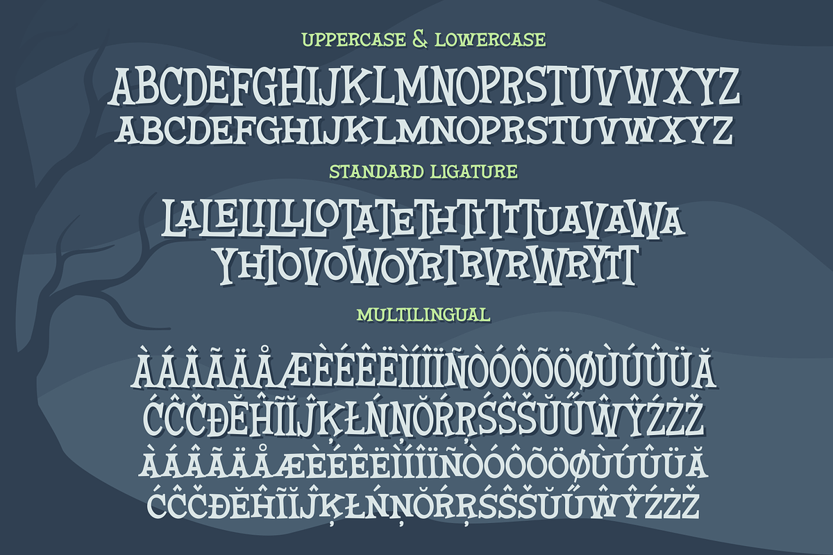 Fear Night - Scary Typeface, a Serif Font by MaikoHatta (Photo 5 of 7)