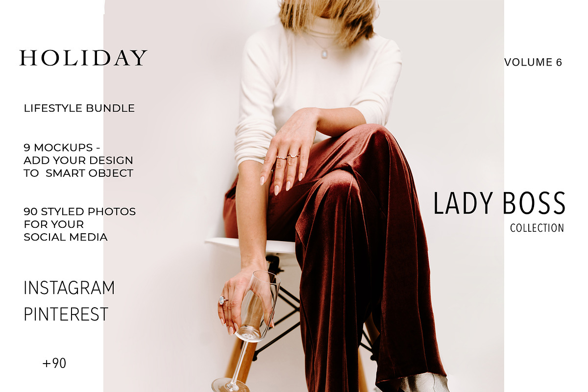LADY BOSS. MEGA BUNDLE!, a Social Media Template by OntheMoon (Photo 15 of 16)