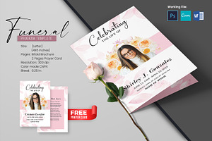 Funeral Program And Prayer Card