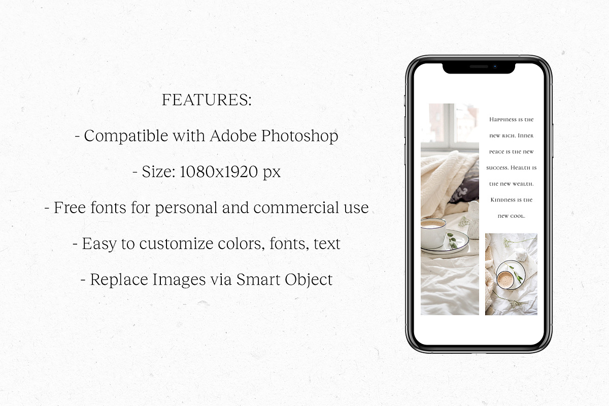 Minimal Instagram Stories Bundle, a Social Media Template by Blog&Glow (Photo 6 of 7)