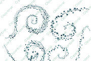 Dark Teal Blue Star Graphic Set, an Illustration by ClipartBrat Graphics (Thumbnail 4 of 5)