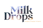 Milk Drops Bold, a Slab Serif Font by Duck Soup Design (Thumbnail 1 of 6)