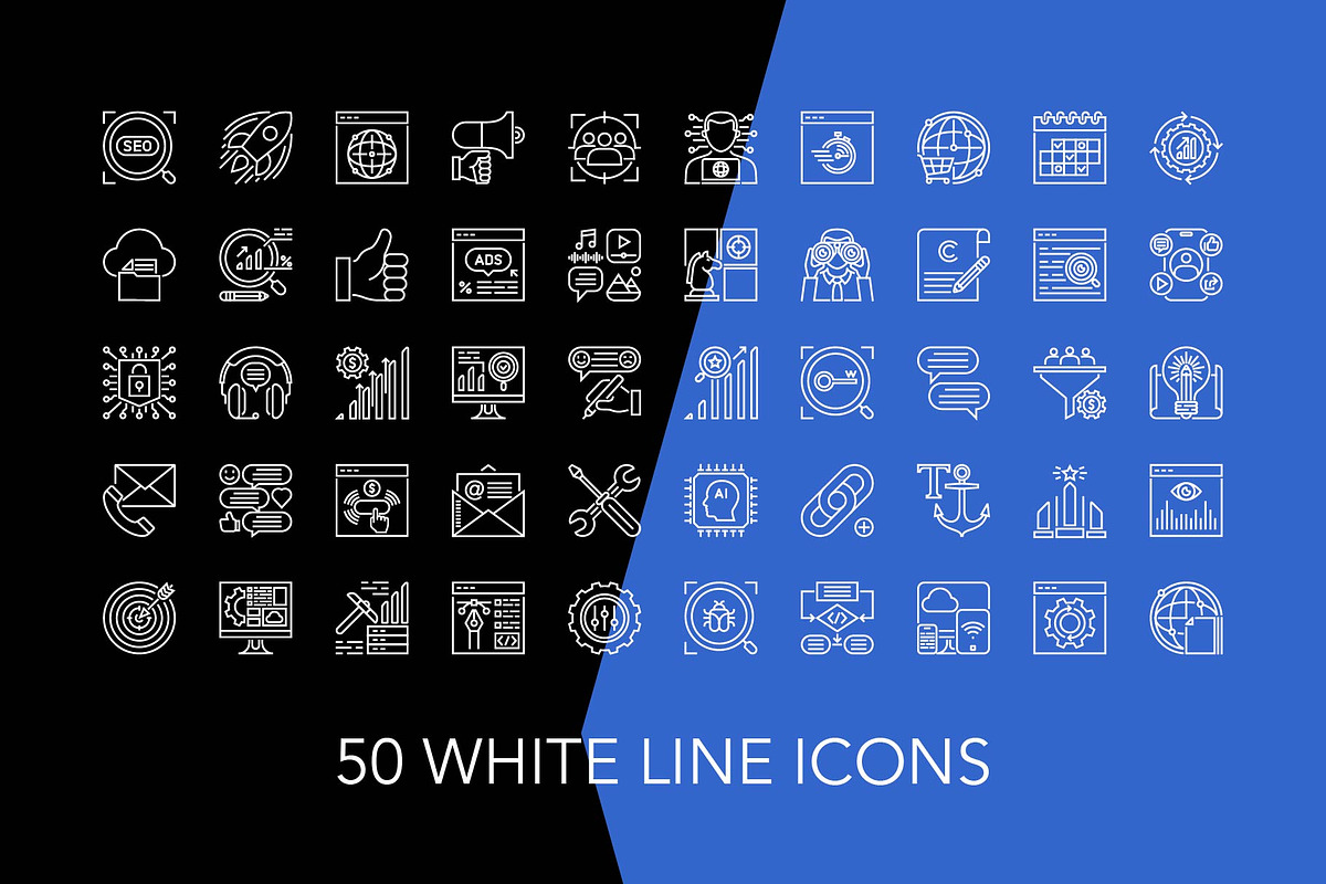 200 SEO Vector  Icon Set, an Icon by Genestro Shop (Photo 4 of 5)