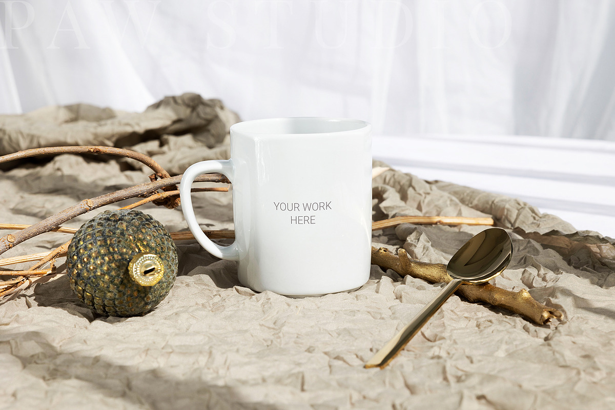 Xmas Mug Mockup Coffee Cup ch4, a Cups & Container Mockup by PawMockups (Photo 2 of 10)
